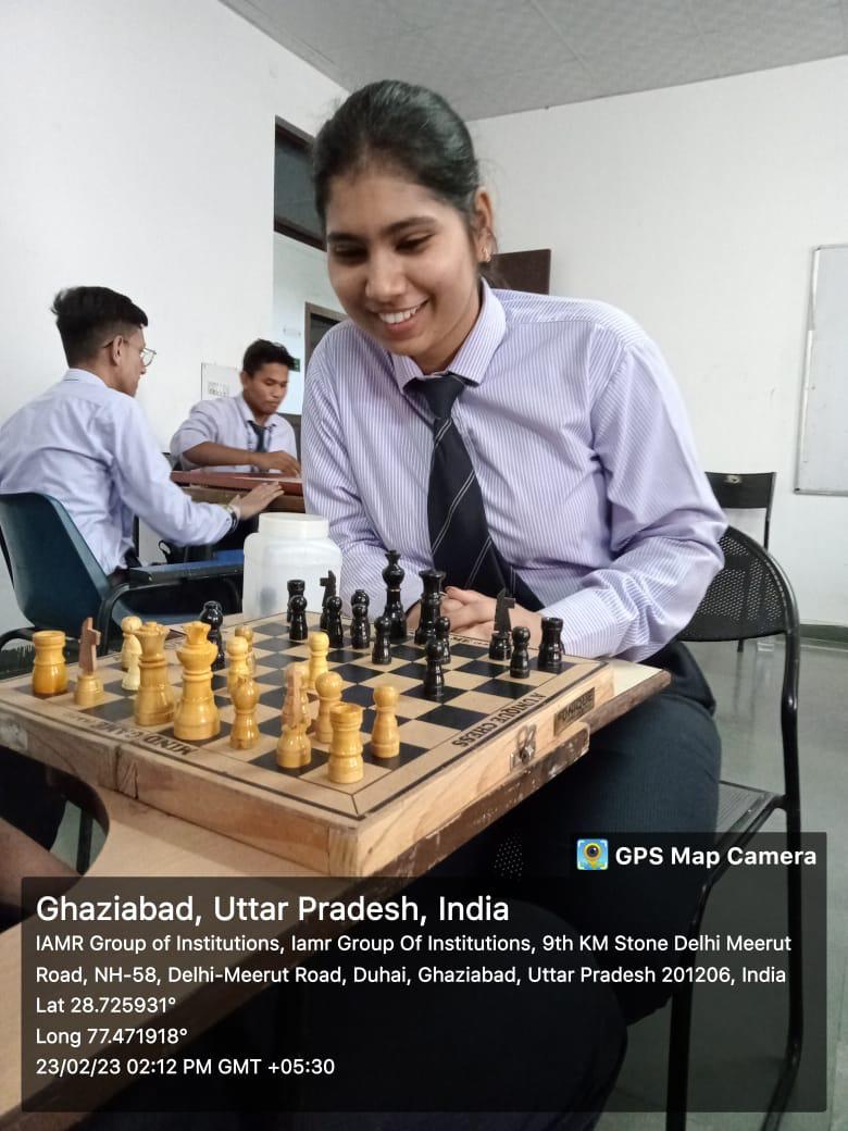 The management department hosted a carrom and chess tournament