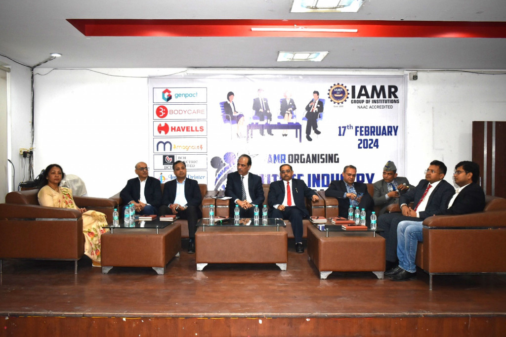IAMR group of institutions organised an Institute Industry Connect 2024.