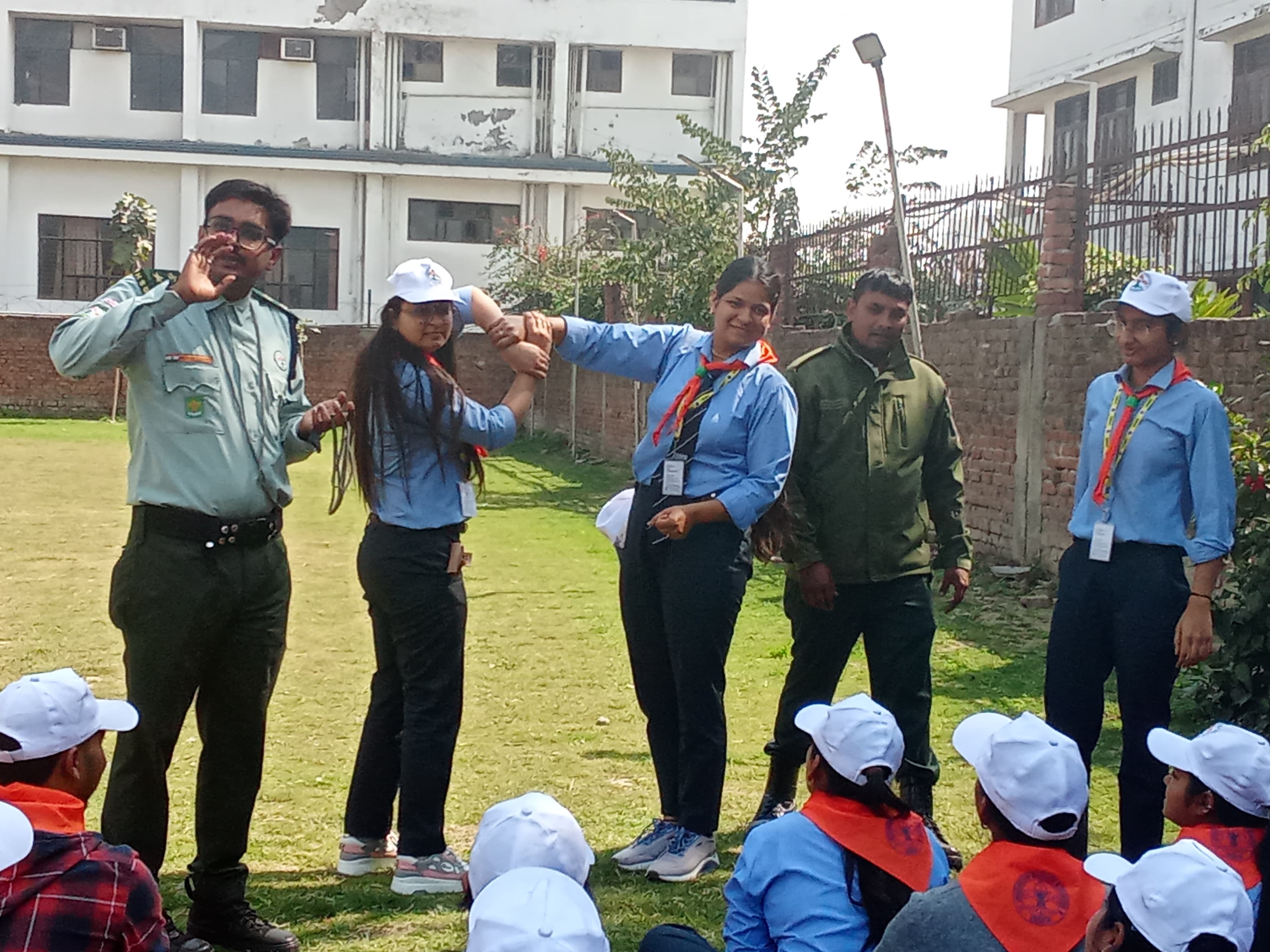The five-day annual camp of Scouts and Guides