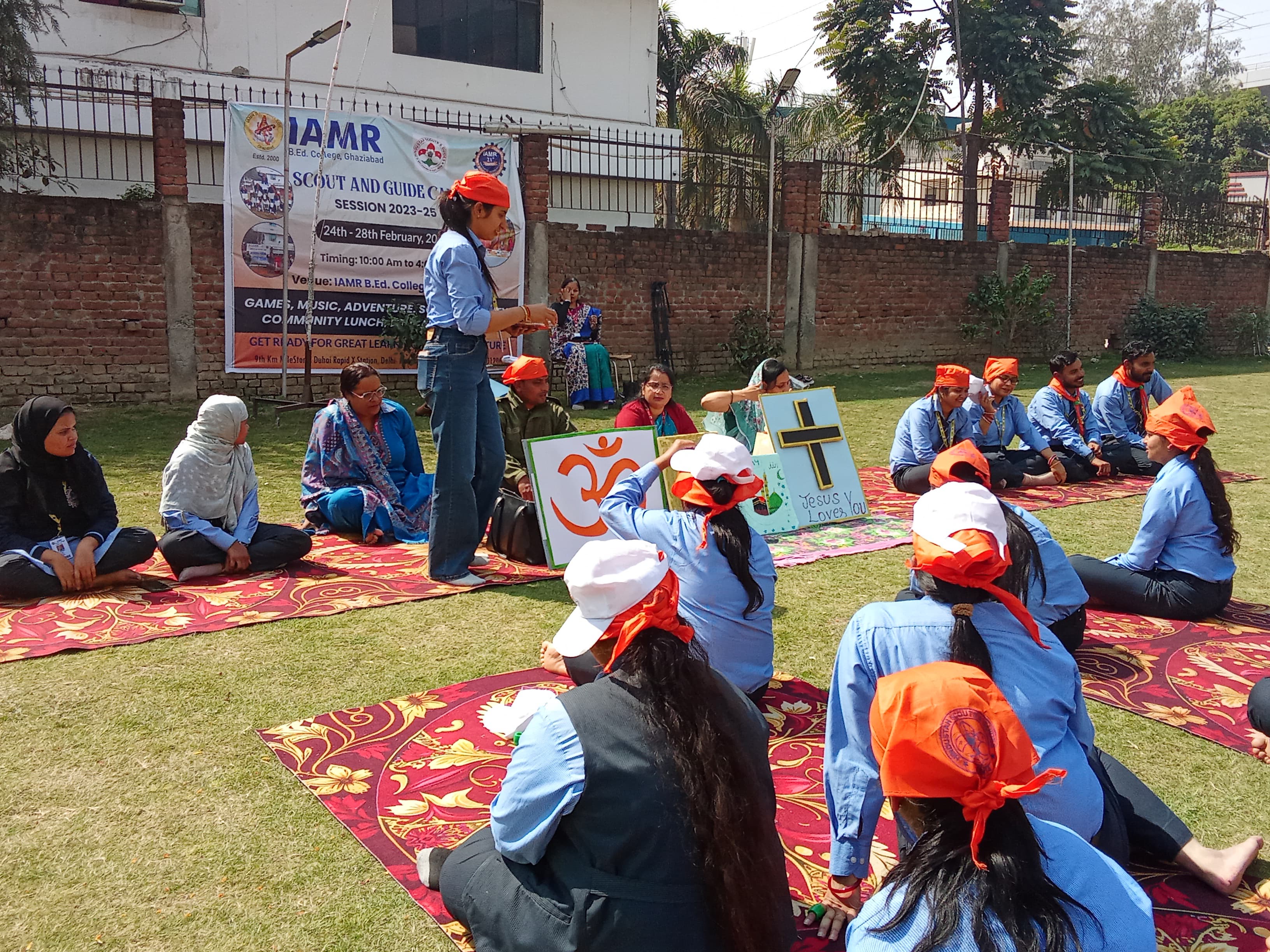 The five-day annual camp of Scouts and Guides