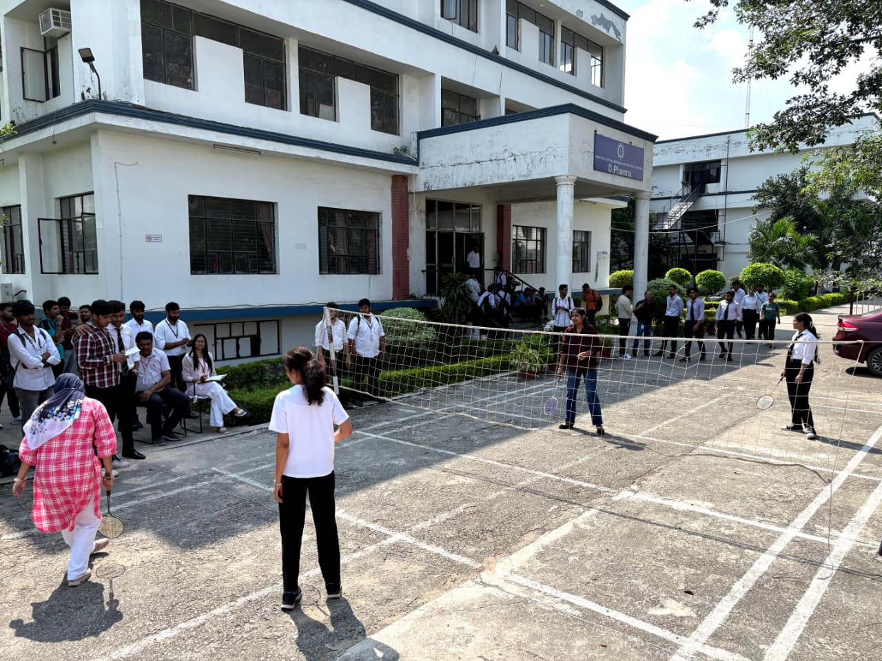 Outdoor Sports Activity – Badminton.
