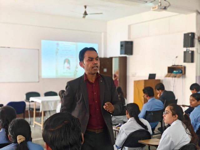  Alumni talk on 11th nov 2025 where the resource person Dr. Hemant Gaur, 