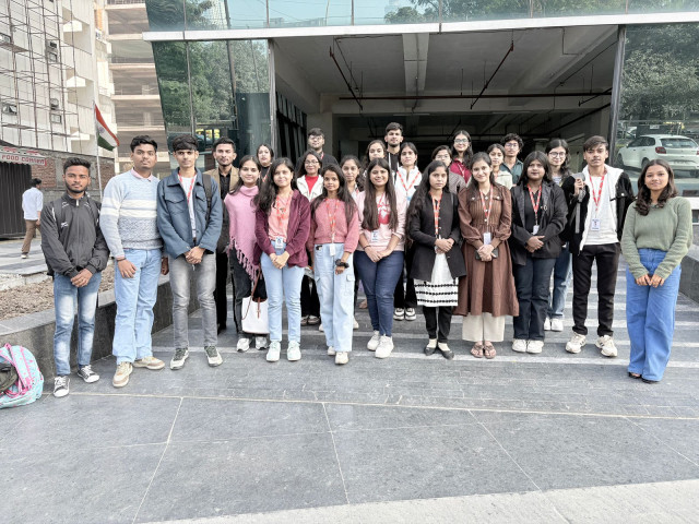 Enriching learning experience during their educational visit to News Nation