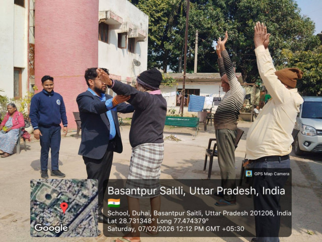 The Physiotherapy Department successfully organized a medical camp at Vridha Ashram