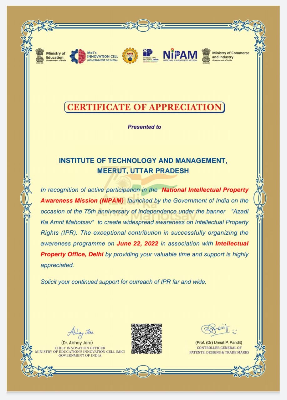 “National Intellectual Property Awareness Mission (NIPAM)”